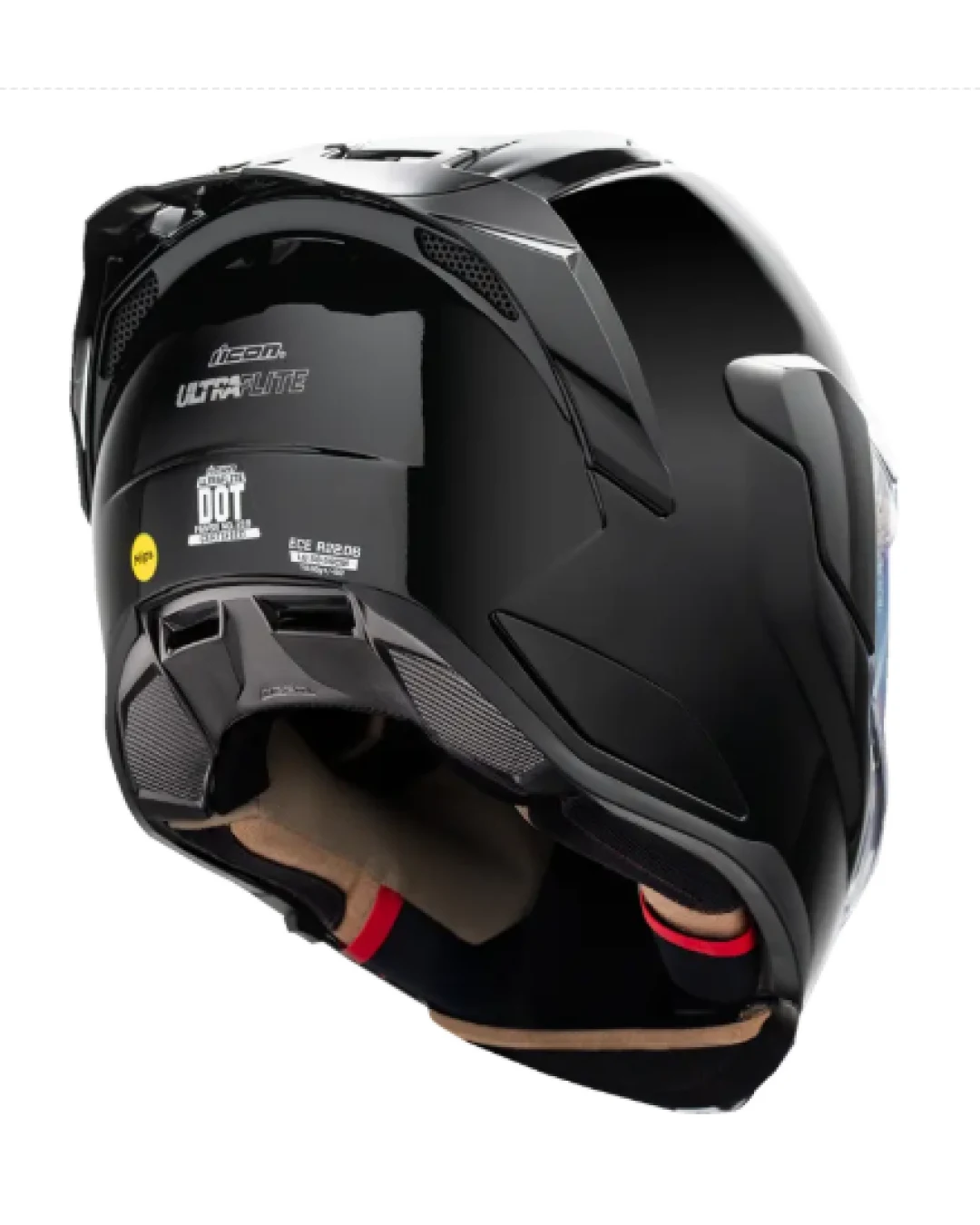 Каска ICON Ultraflite™ Solid MIPS® BLACK GLOSS