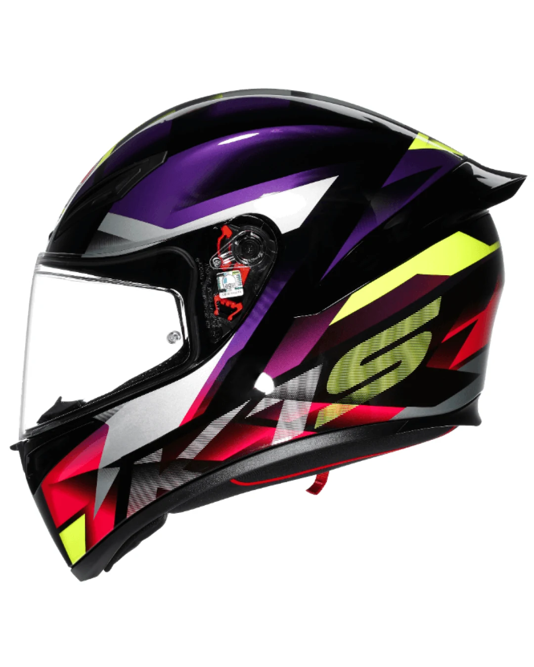 Каска K1 S E2206 - FASTLAP BLACK/PURPLE/PINK