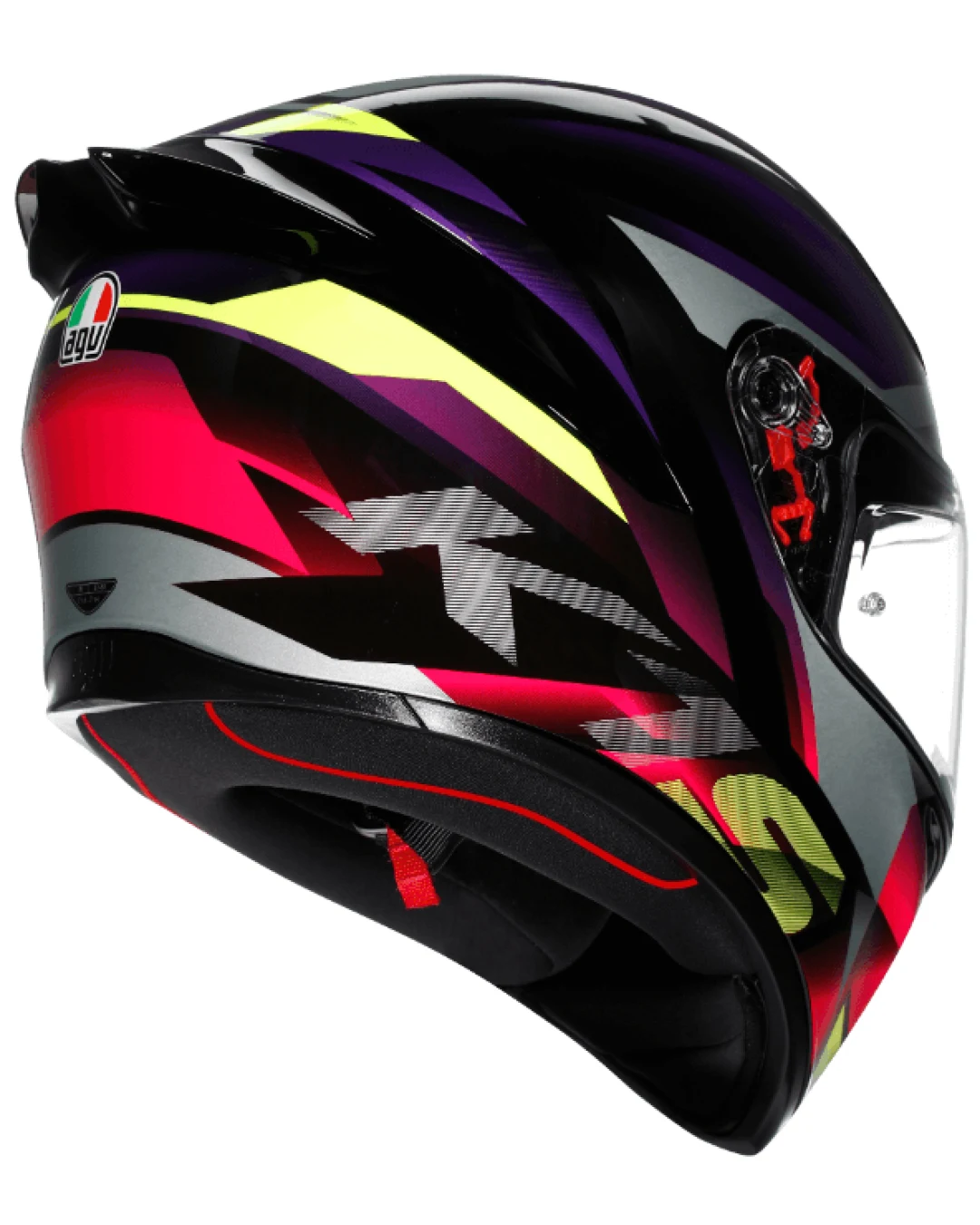 Каска K1 S E2206 - FASTLAP BLACK/PURPLE/PINK