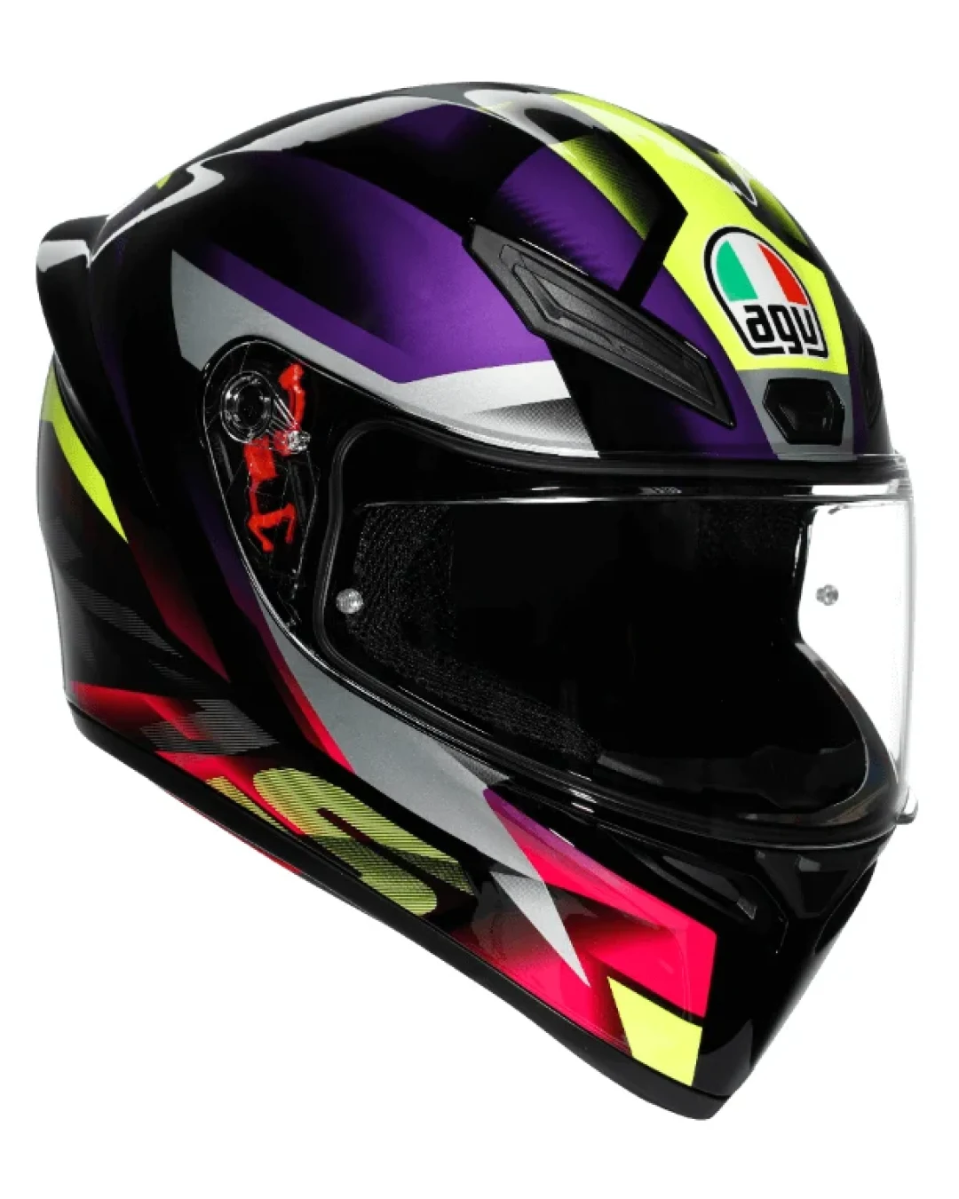Каска K1 S E2206 - FASTLAP BLACK/PURPLE/PINK