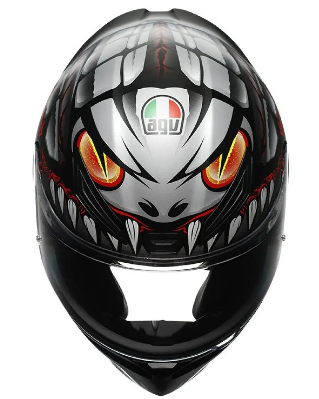КАСКА K1 S E2206 - LYZARD MATT BLACK/GREY/RED