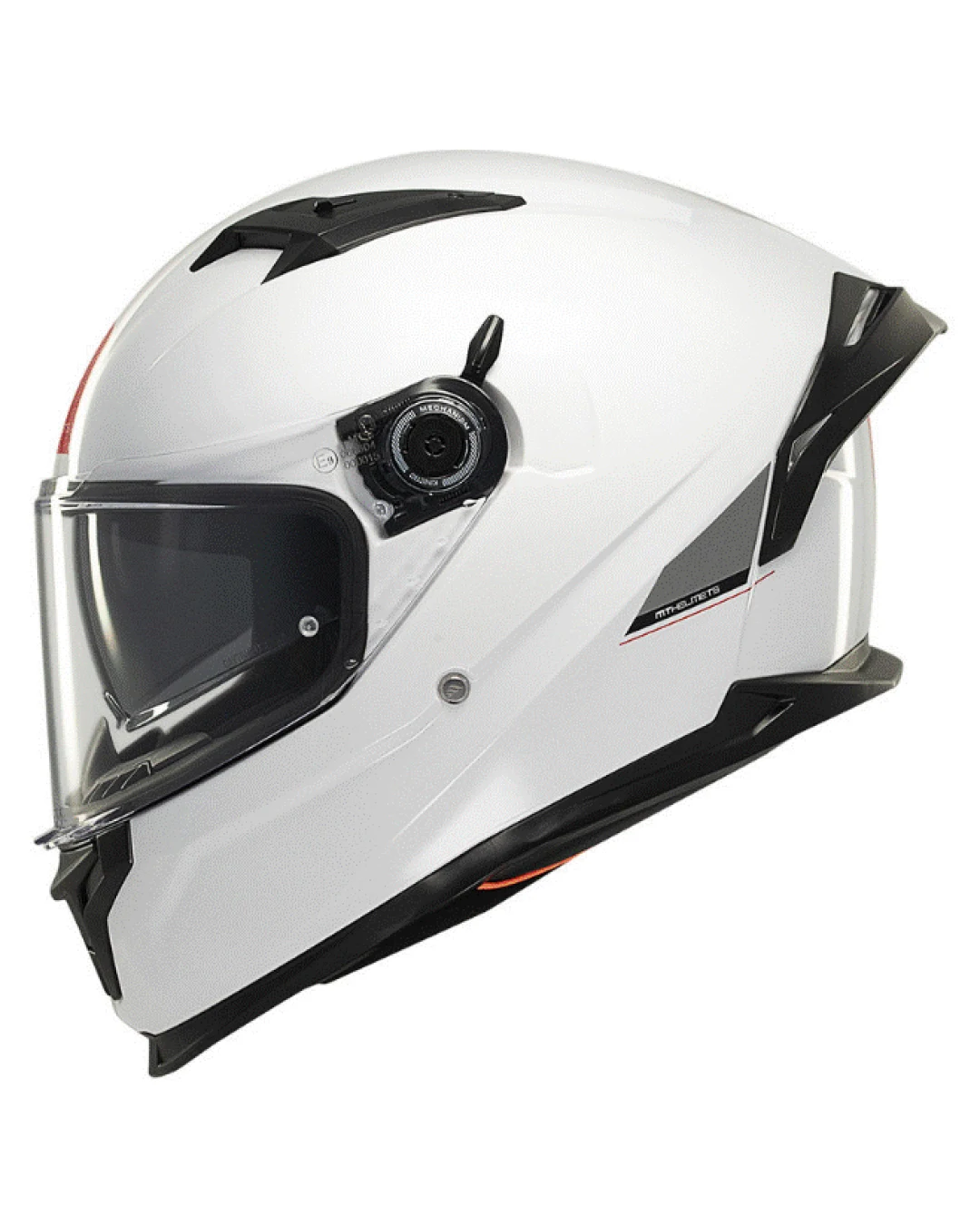 Каска MT BRAKER SV SOLID A0 GLOSS PEARL WHITE