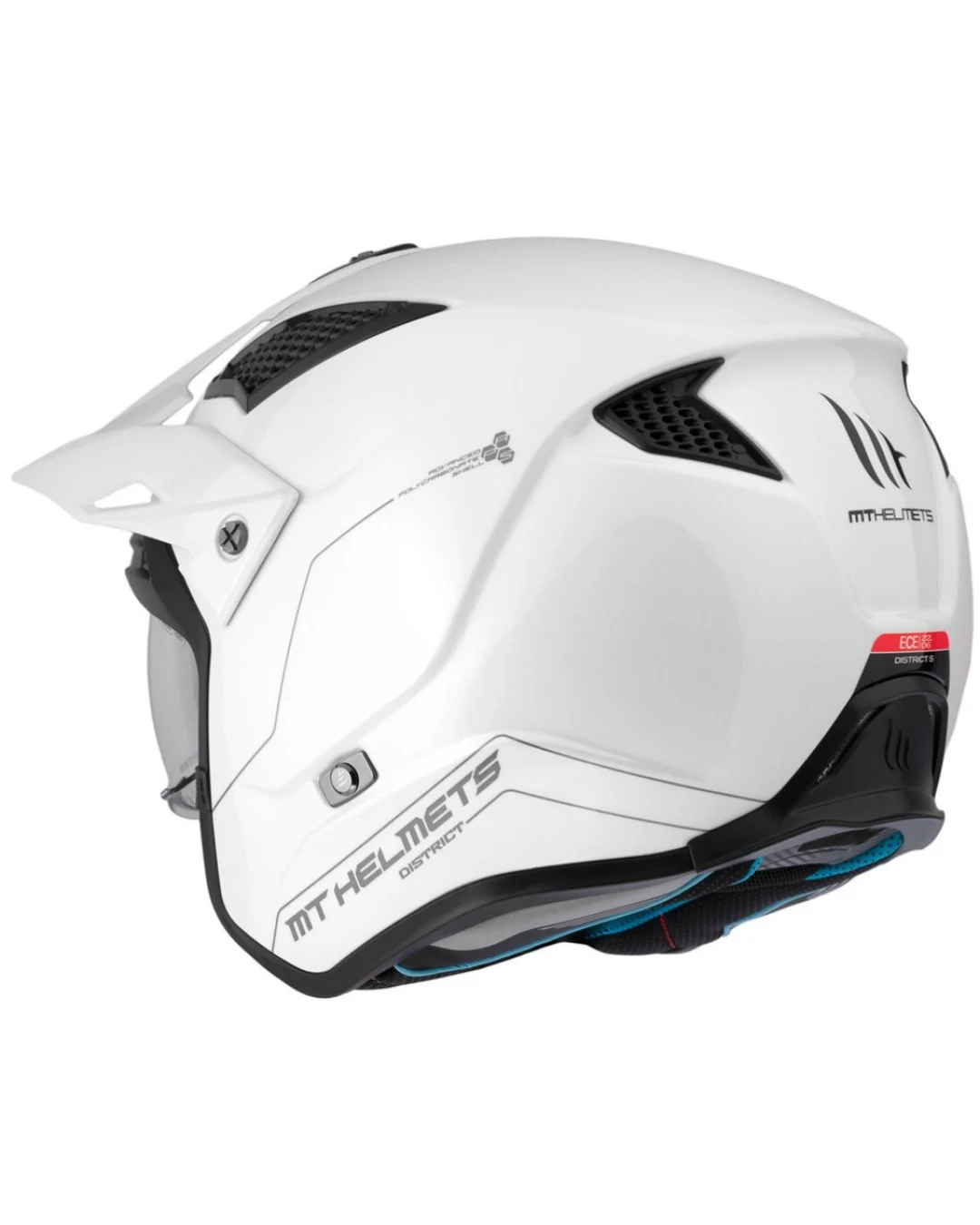 Каска MT DISTRICT SV S SOLID A0 GLOSS WHITE
