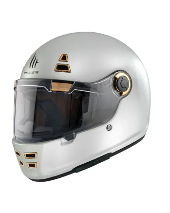 Каска MT JARAMA A0 GLOSS PEARL WHITE