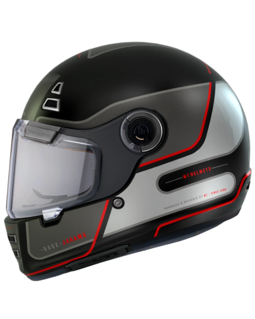 Каска MT JARAMA BAUX E15 MATT FLUOR RED