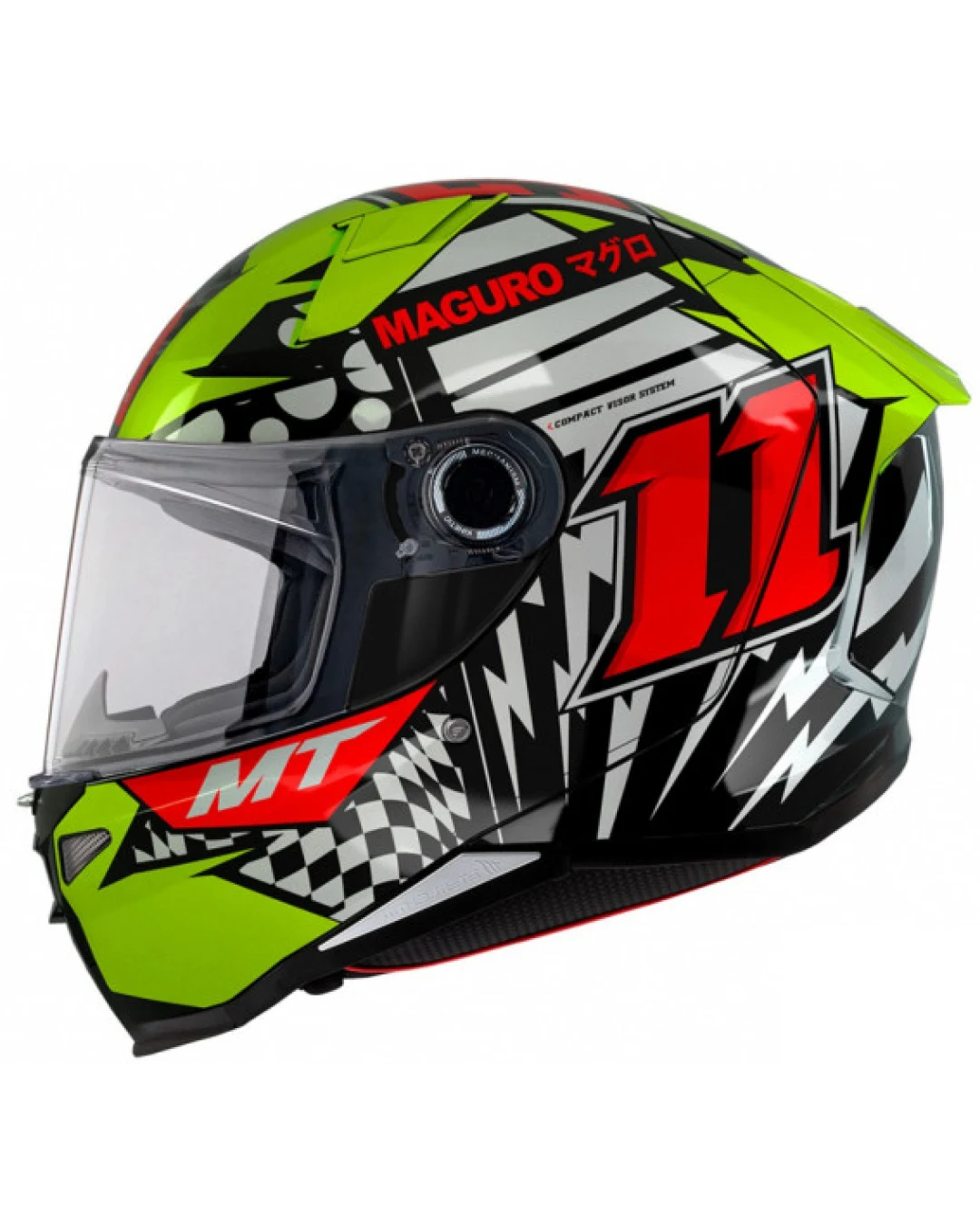 Каска MT REVENGE 2 S SERGIO GARCIA A3 FLUOR 2 GLOSS