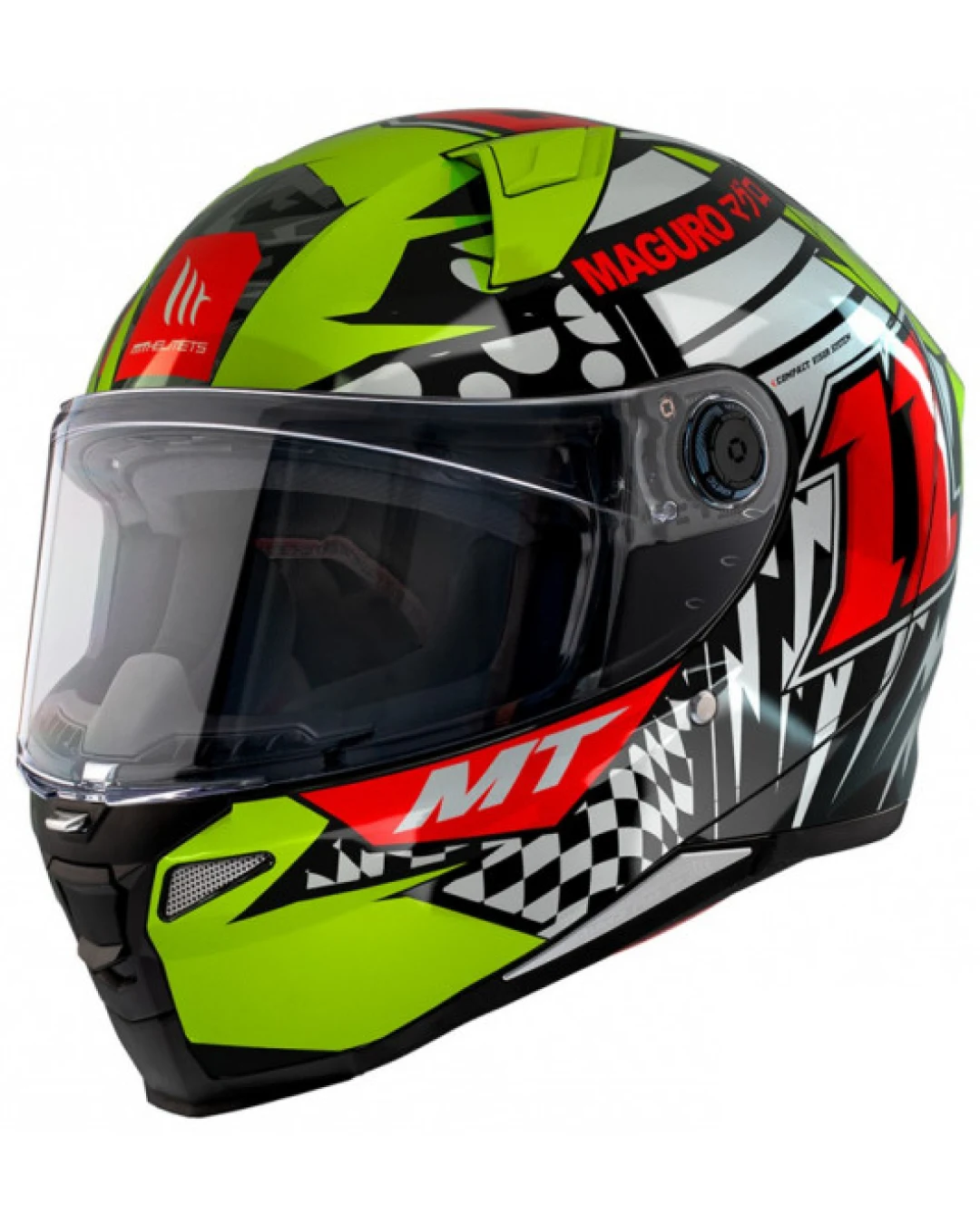 Каска MT REVENGE 2 S SERGIO GARCIA A3 FLUOR 2 GLOSS