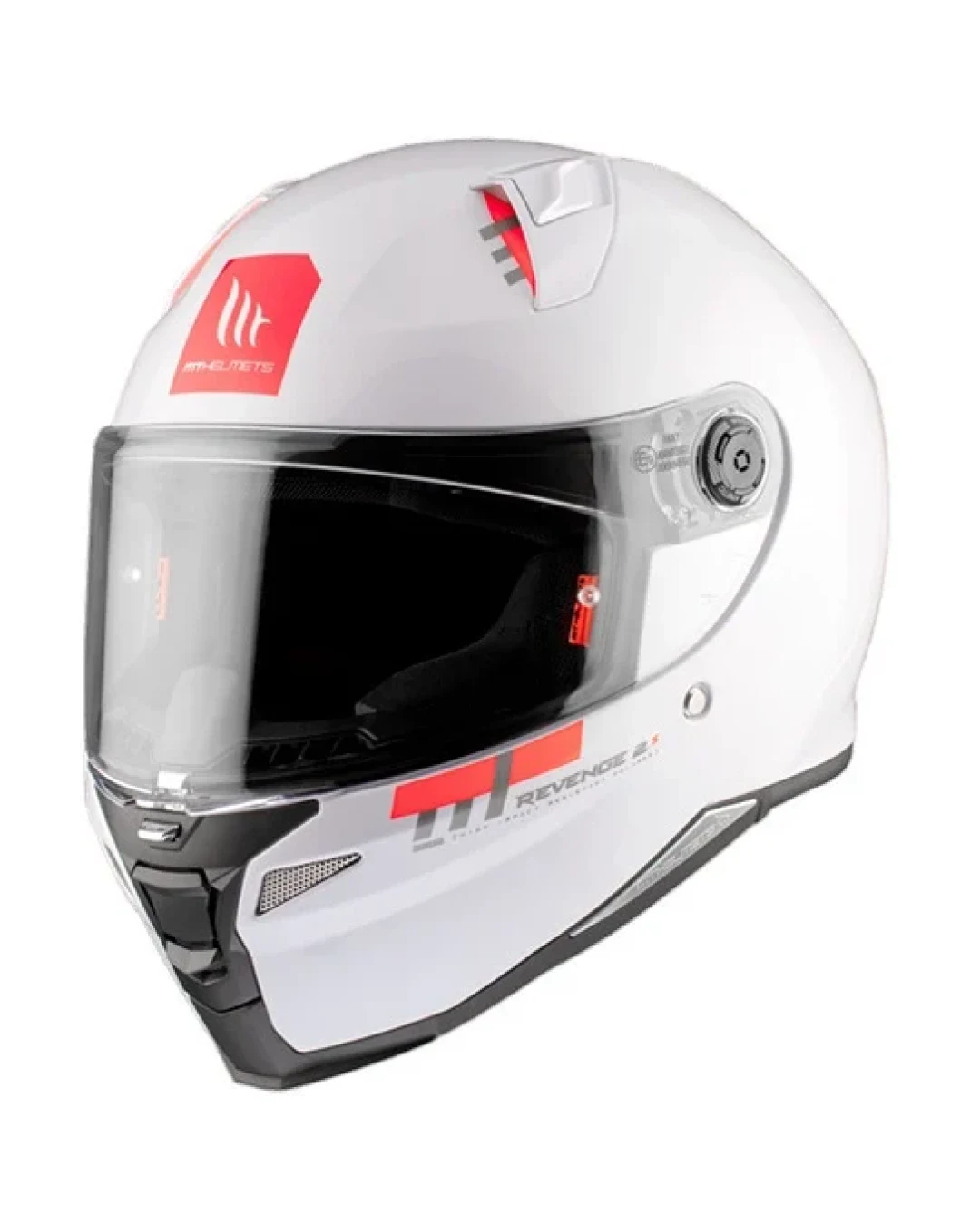 Каска MT REVENGE 2 S SOLID A0 GLOSS PEARL WHITE