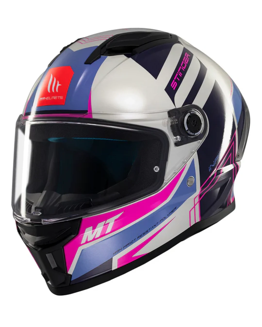 Каска MT STINGER 2 TRON C8 GLOSS PINK