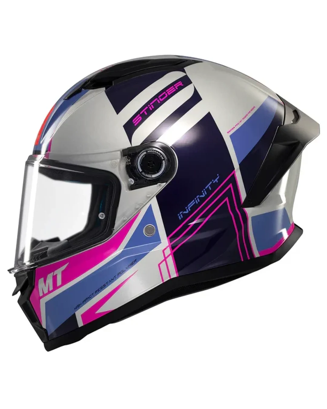 Каска MT STINGER 2 TRON C8 GLOSS PINK