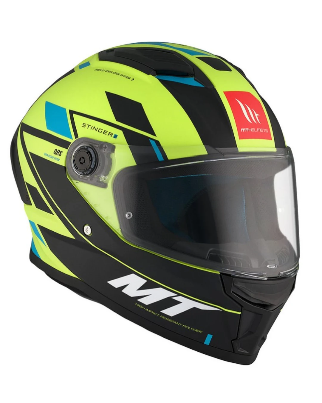Каска MT STINGER 2 ZIVZE C3 MATT FLUO YELLOW