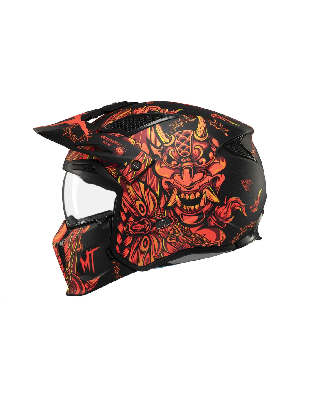 КАСКА MT STREETFIGHTER SV S HELLISH B5 MATT