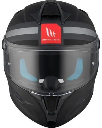 Каска MT TARGO S BRITAIN C2 MATT BLACK/GRAY