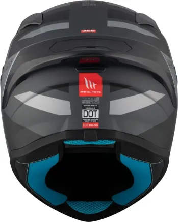 Каска MT TARGO S BRITAIN C2 MATT BLACK/GRAY