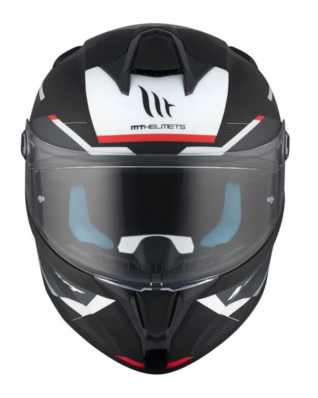 Каска MT TARGO S KAY B2 MATT BLACK/WHITE/RED