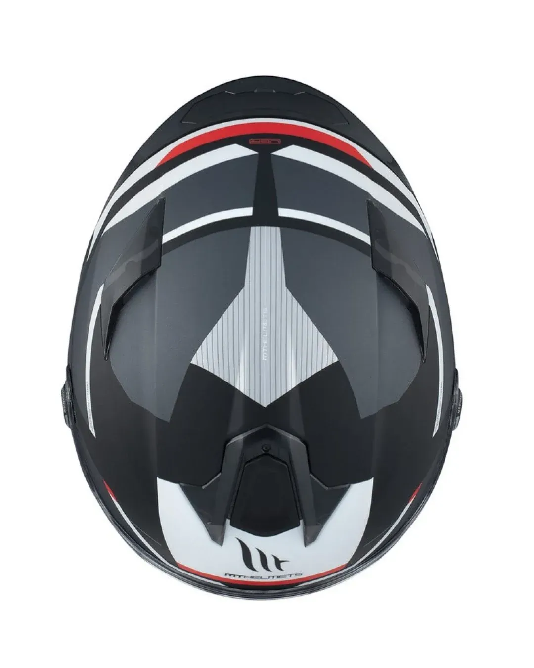 Каска MT TARGO S KAY B2 MATT BLACK/WHITE/RED