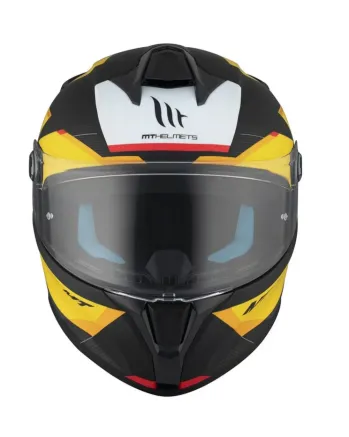 Каска MT TARGO S KAY B3 MATT BLACK/YELLOW