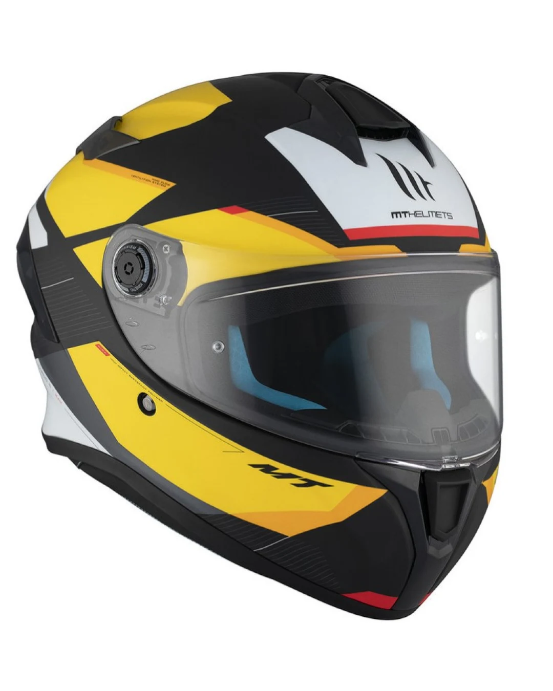 Каска MT TARGO S KAY B3 MATT BLACK/YELLOW