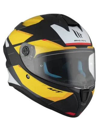 Каска MT TARGO S KAY B3 MATT BLACK/YELLOW