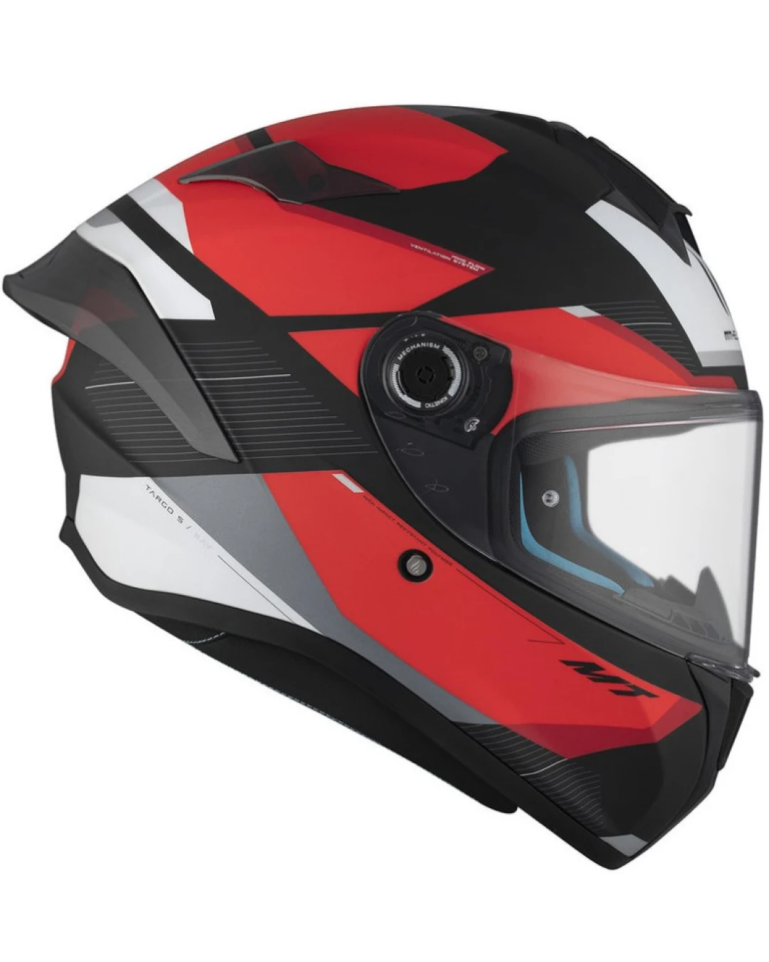 Каска MT TARGO S KAY B5 MATT BLACK/RED