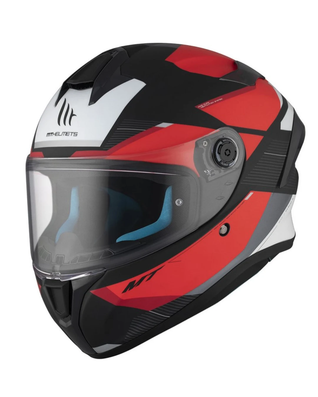 Каска MT TARGO S KAY B5 MATT BLACK/RED