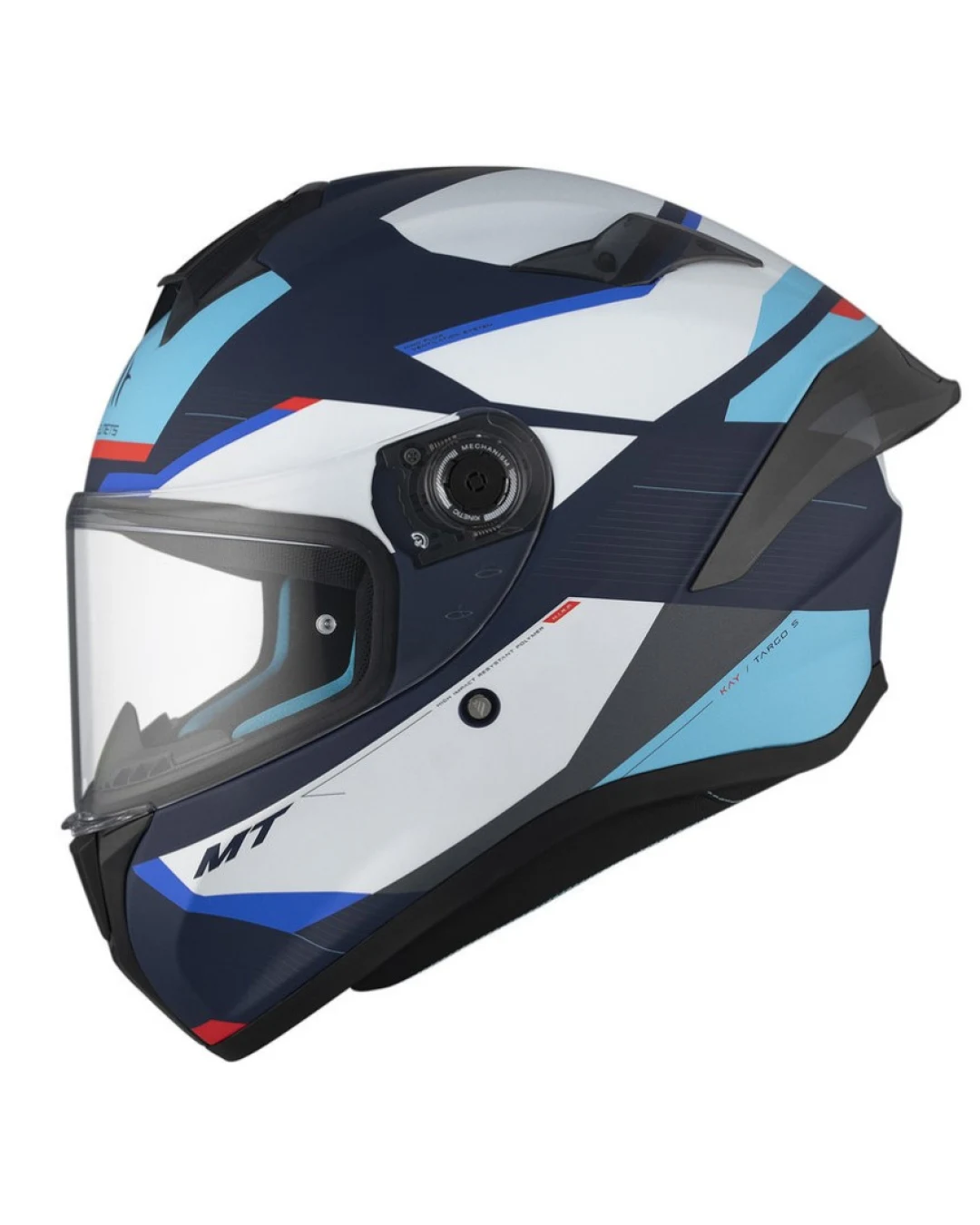 Каска MТ TARGO S KAY C7 MATT WHITE/BLUE