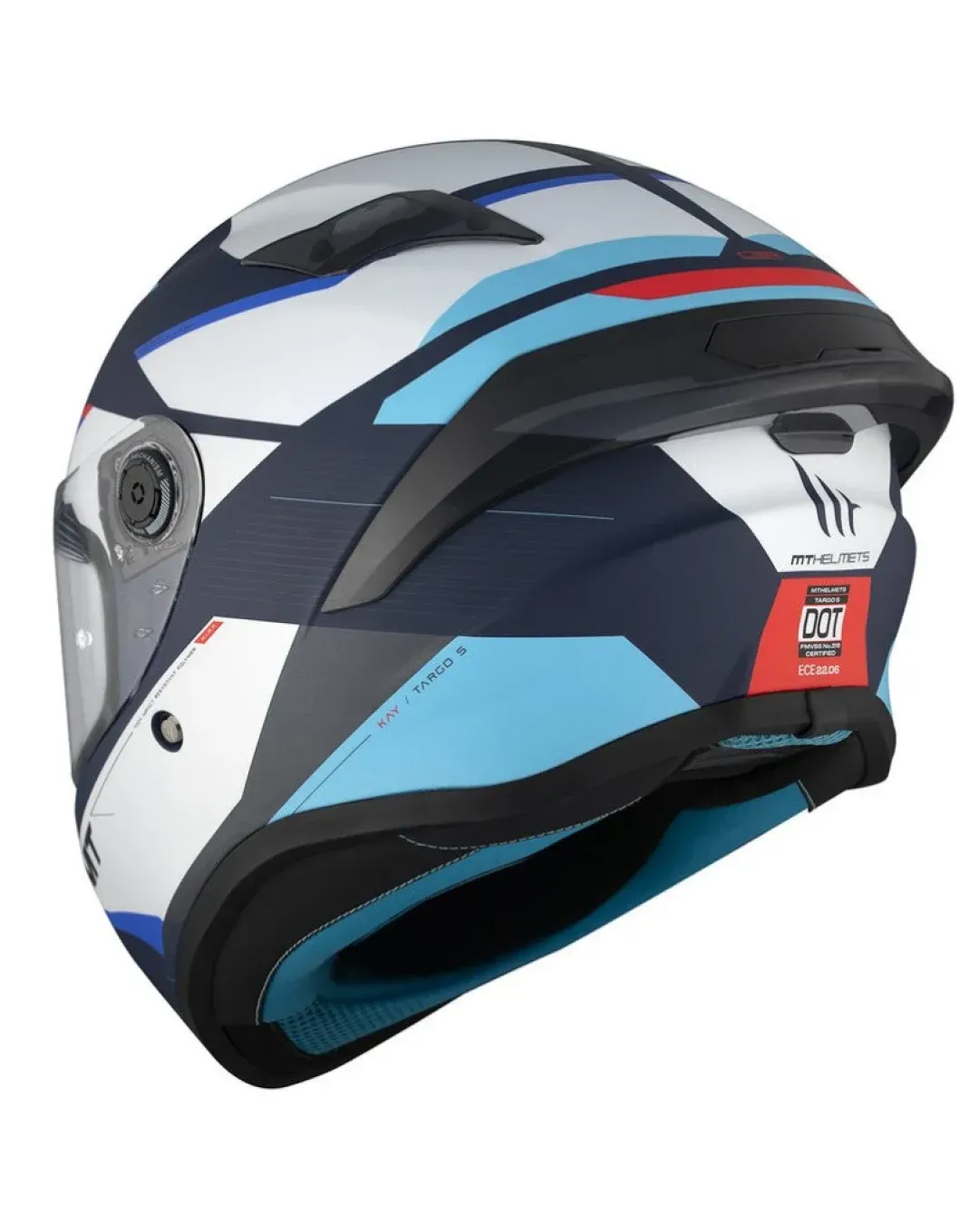 Каска MТ TARGO S KAY C7 MATT WHITE/BLUE