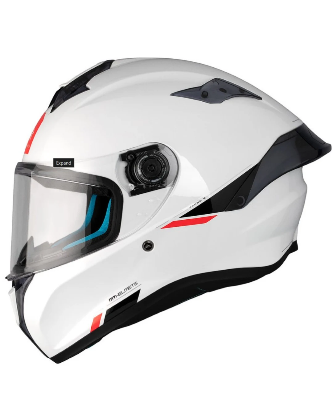 Каска MT TARGO S SOLID A0 GLOSS PEARL WHITE