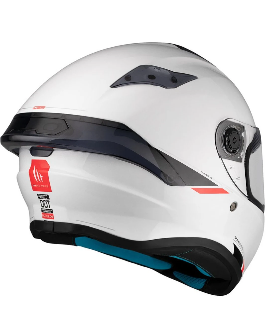 Каска MT TARGO S SOLID A0 GLOSS PEARL WHITE