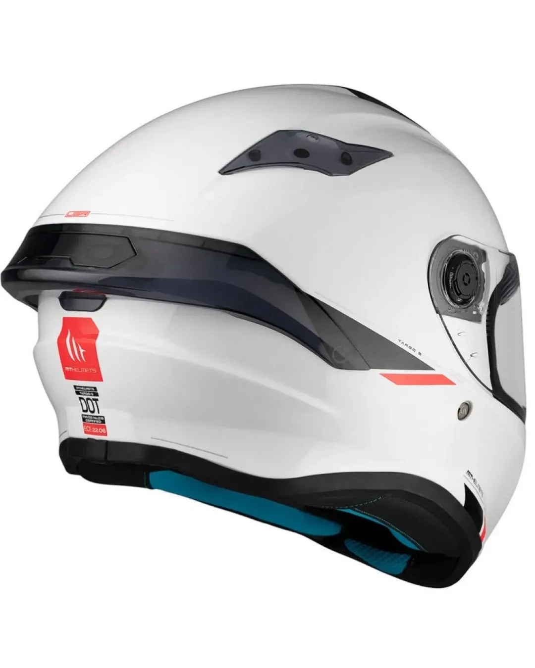 Каска MT TARGO S SOLID A0 GLOSS PEARL WHITE