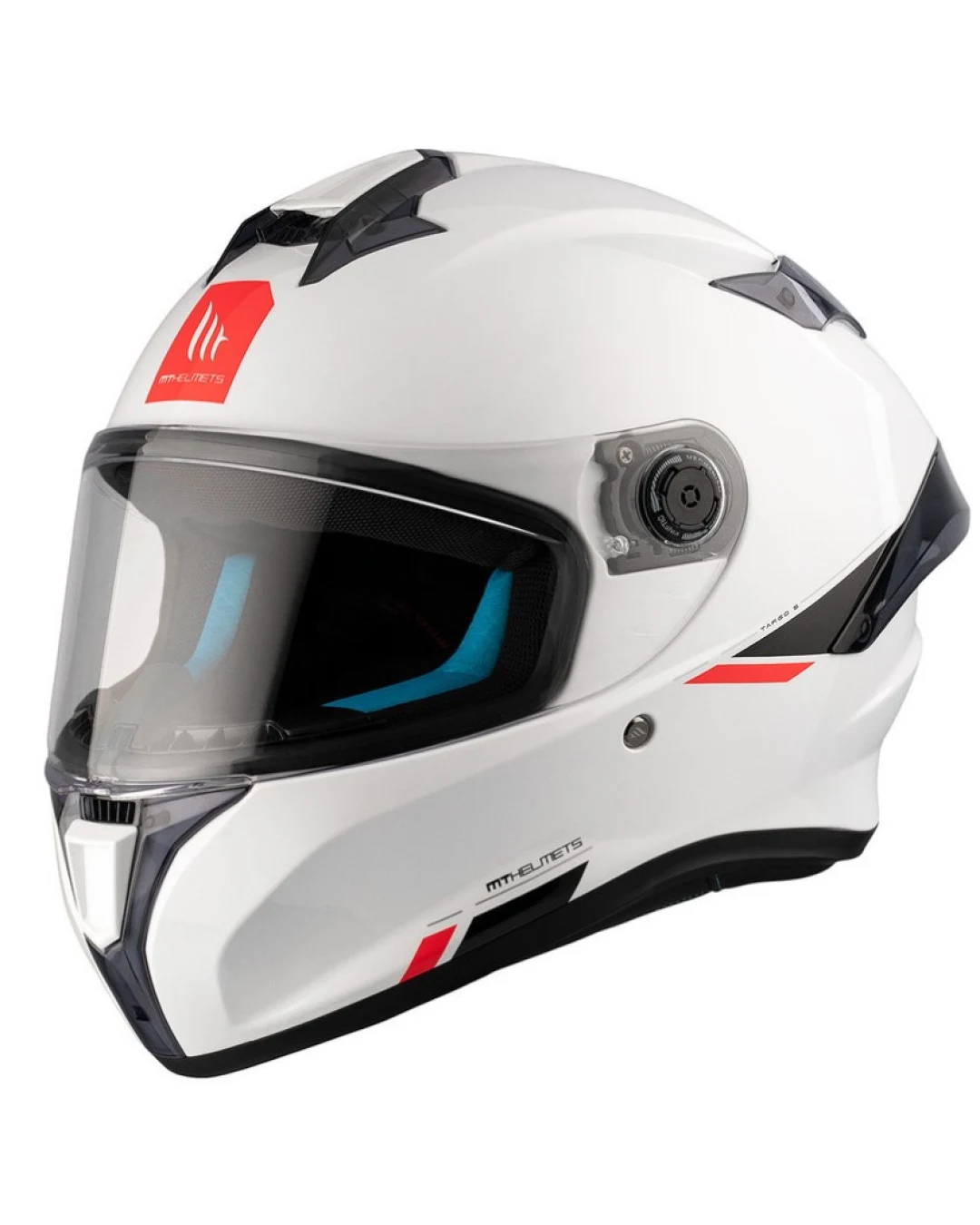 Каска MT TARGO S SOLID A0 GLOSS PEARL WHITE