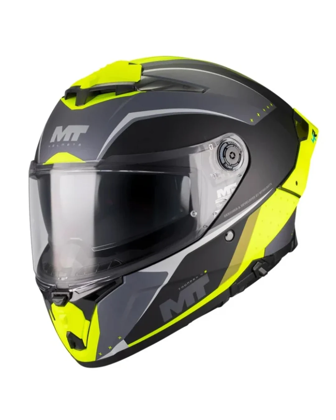Каска MT THUNDER 4 R SV WIND TUNNEL B3 MATT