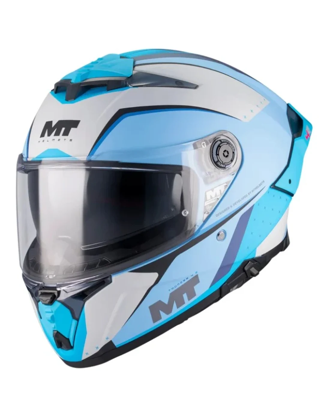 Каска MT THUNDER 4 R SV WIND TUNNEL C7 MATT