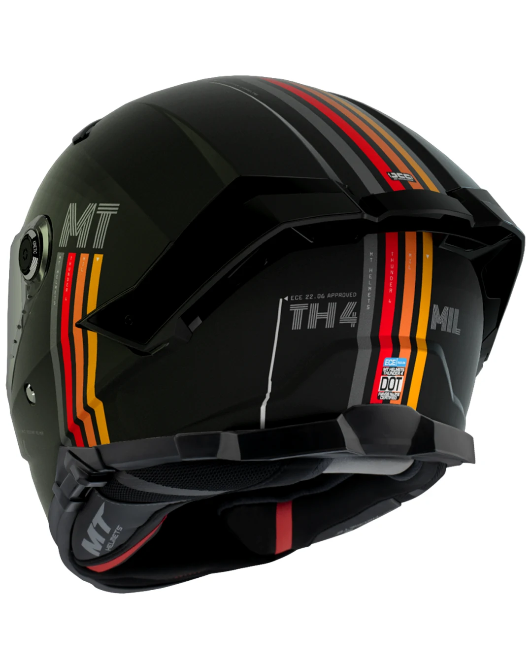 Каска MT THUNDER 4 SV MIL A11 MATT BLACK