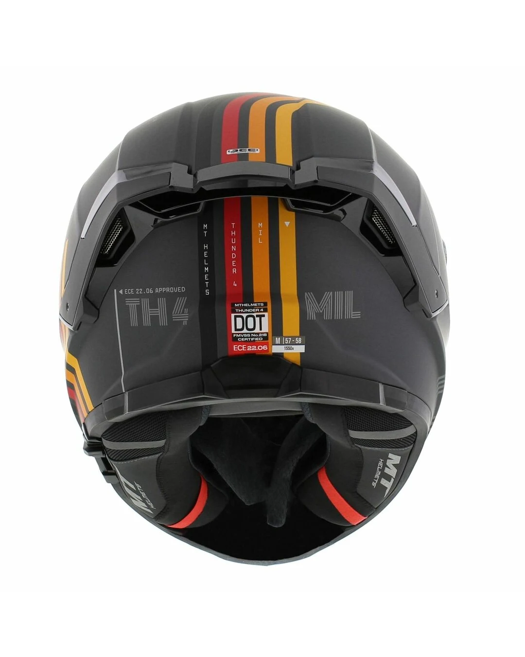 Каска MT THUNDER 4 SV MIL C2 MATT GRAY