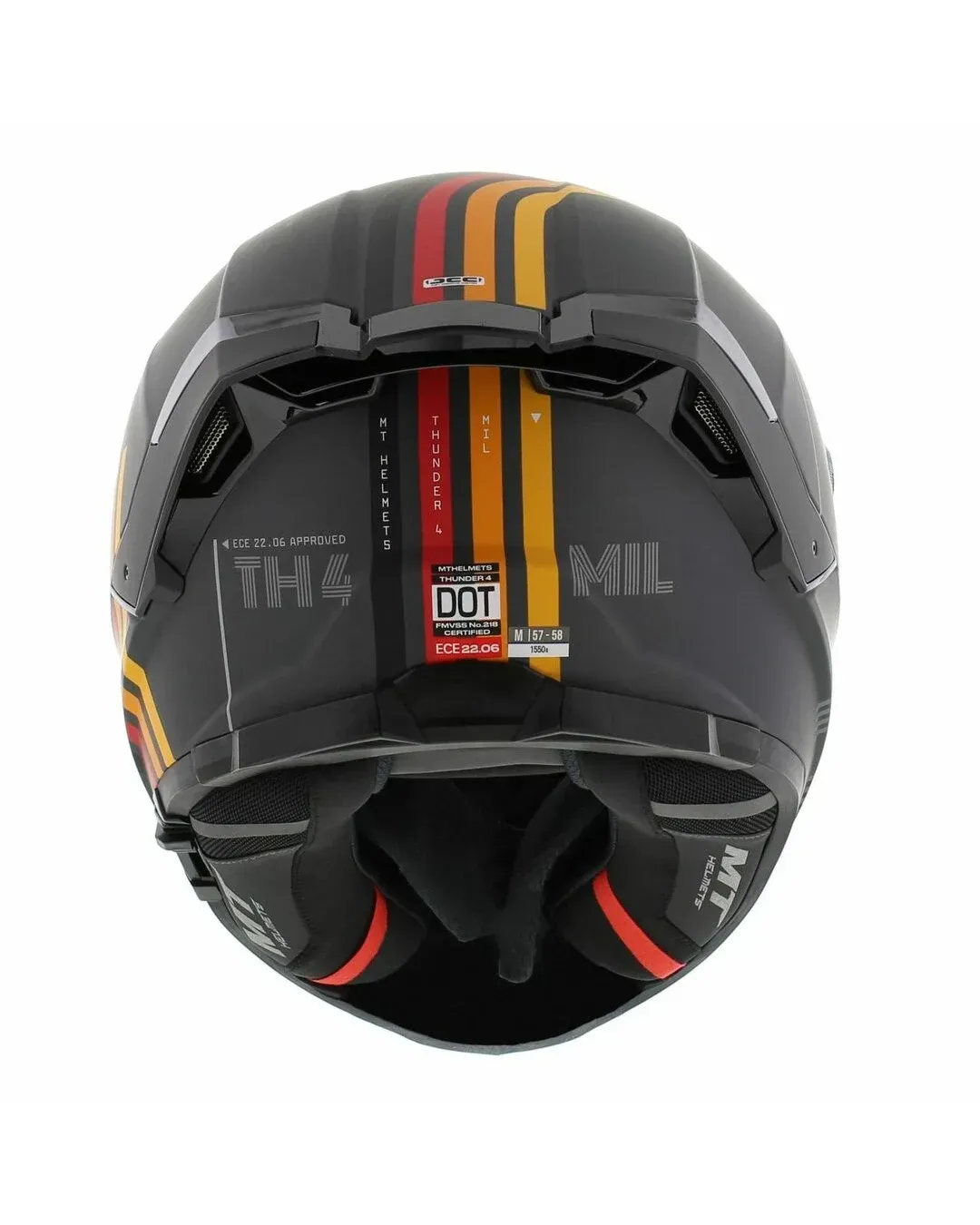 Каска MT THUNDER 4 SV MIL C2 MATT GRAY