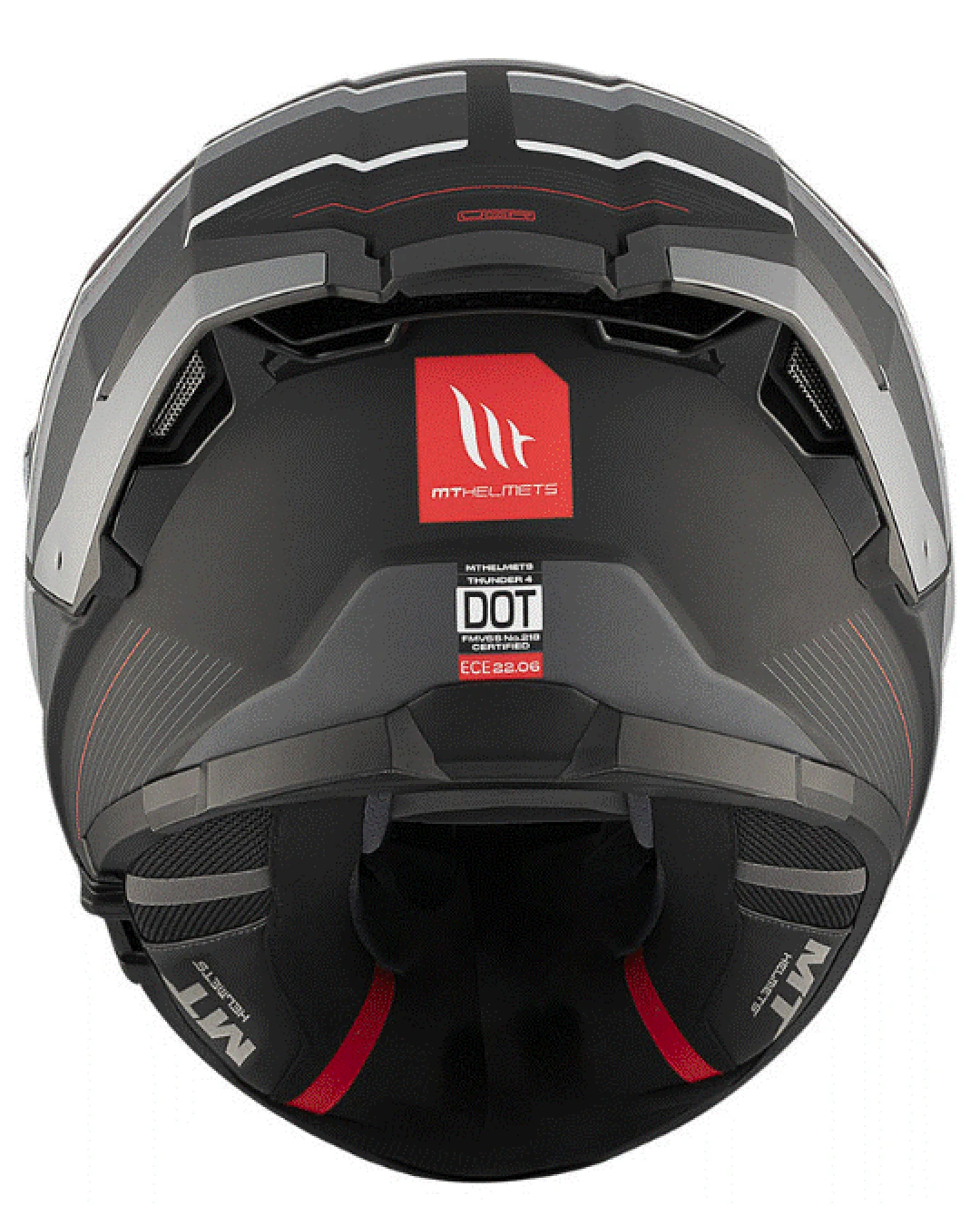 Каска MT THUNDER 4 SV R25 B2 BLACK/GRAY