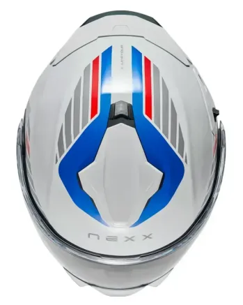 Каска NEXX X.LIFETOUR FLIP UP GLOBE WHITE BLUE