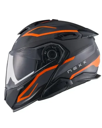Модуларна каска NEXX X.LIFETOUR PRO Mile Orange Gray 