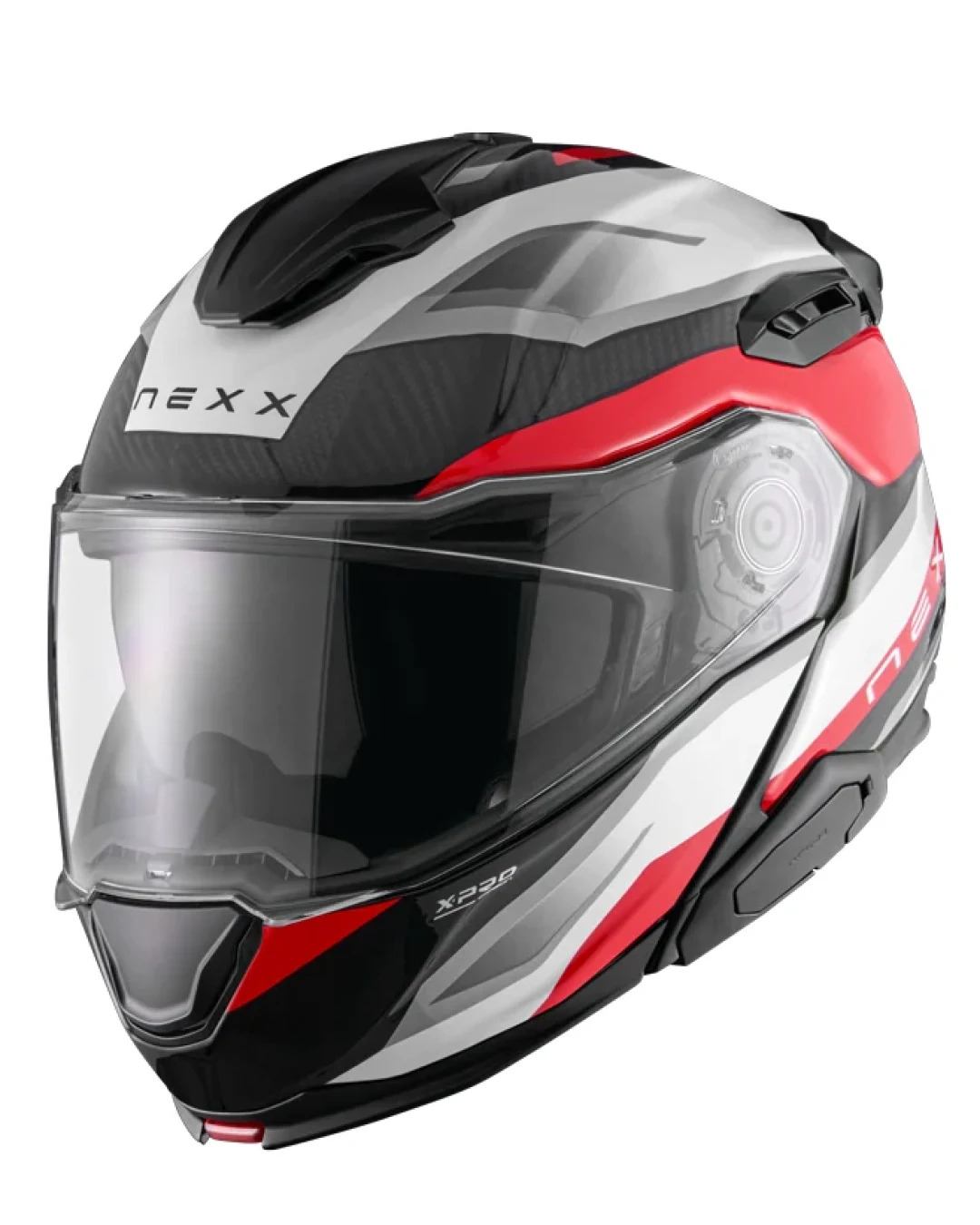 Каска NEXX X.LIFETOUR FLIP UP PRO MILE WHITE RED