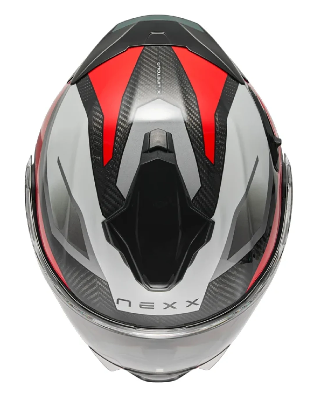 Каска NEXX X.LIFETOUR FLIP UP PRO MILE WHITE RED