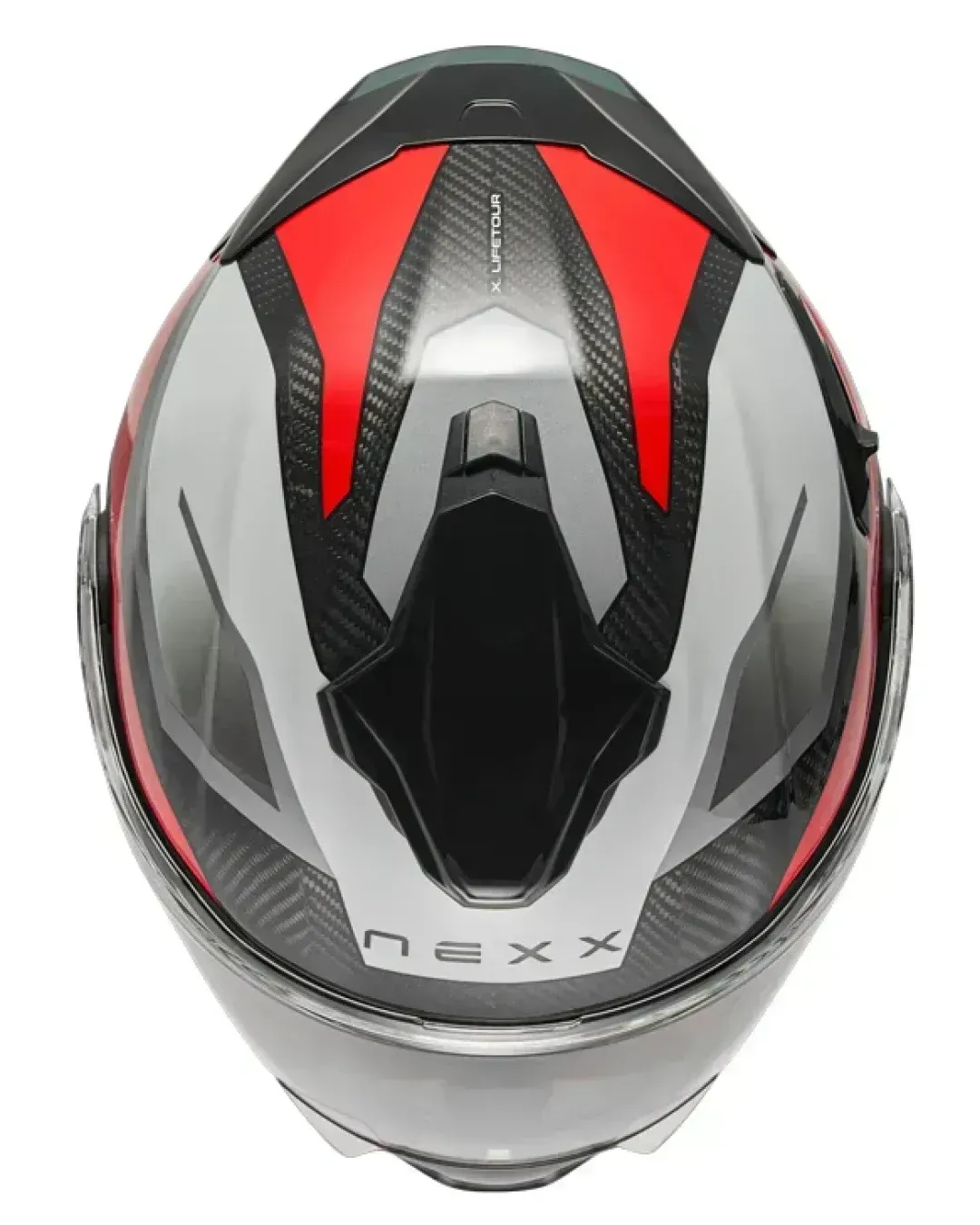 Каска NEXX X.LIFETOUR FLIP UP PRO MILE WHITE RED