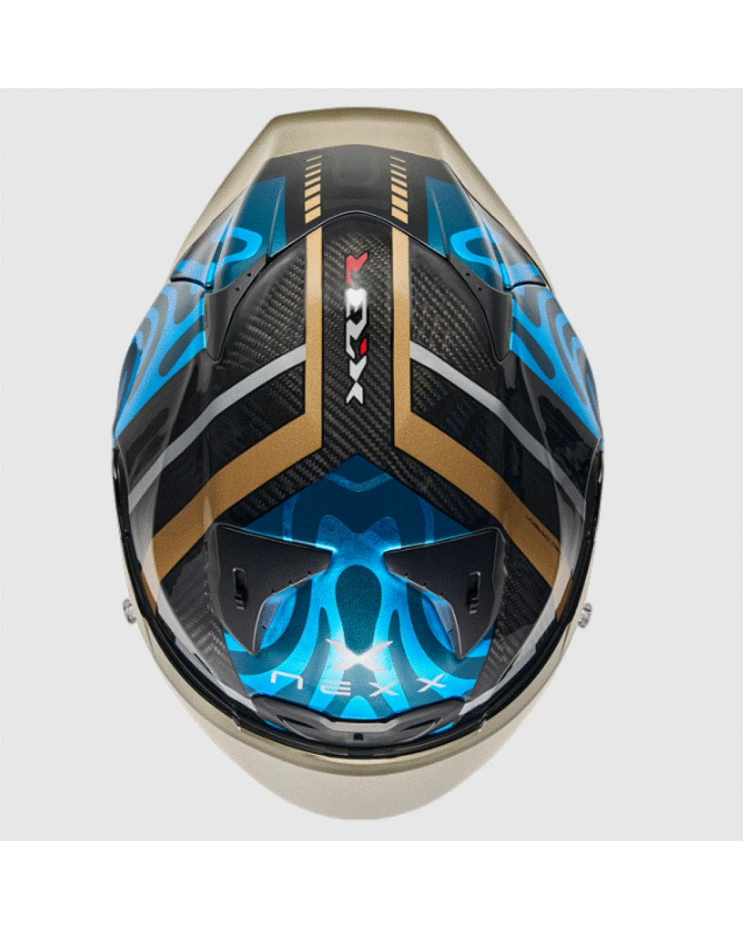 Каска NEXX X.R3R SWIRL SKY BLUE