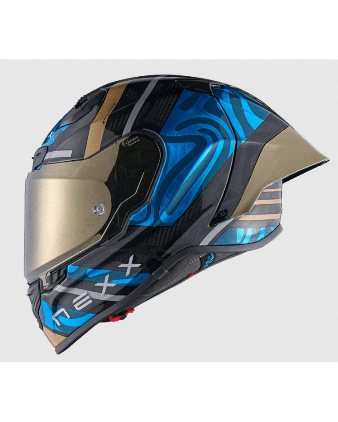 Каска NEXX X.R3R SWIRL SKY BLUE