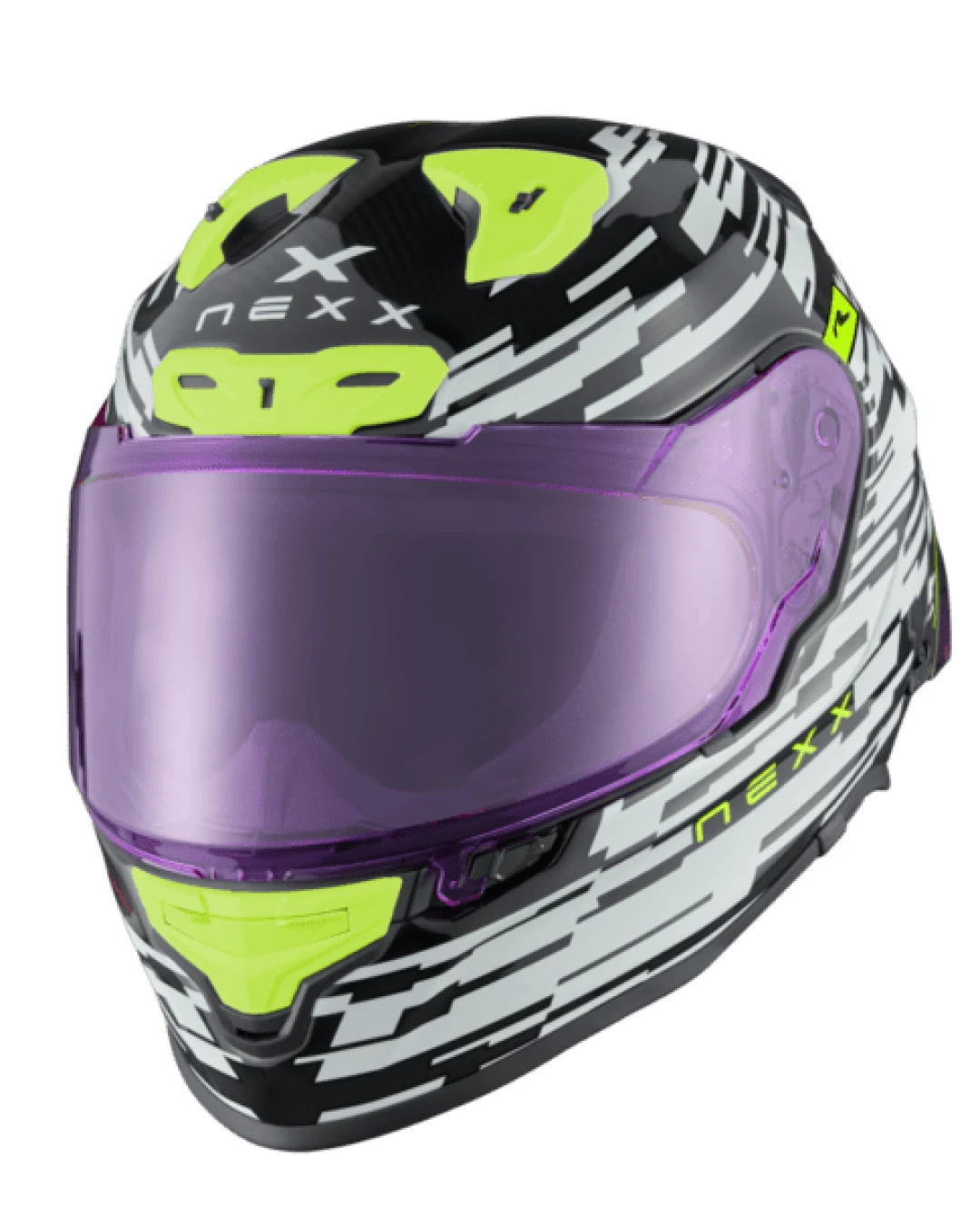 Каска NEXX X.R3R X.R3R GLITCH RACER RED WHITE