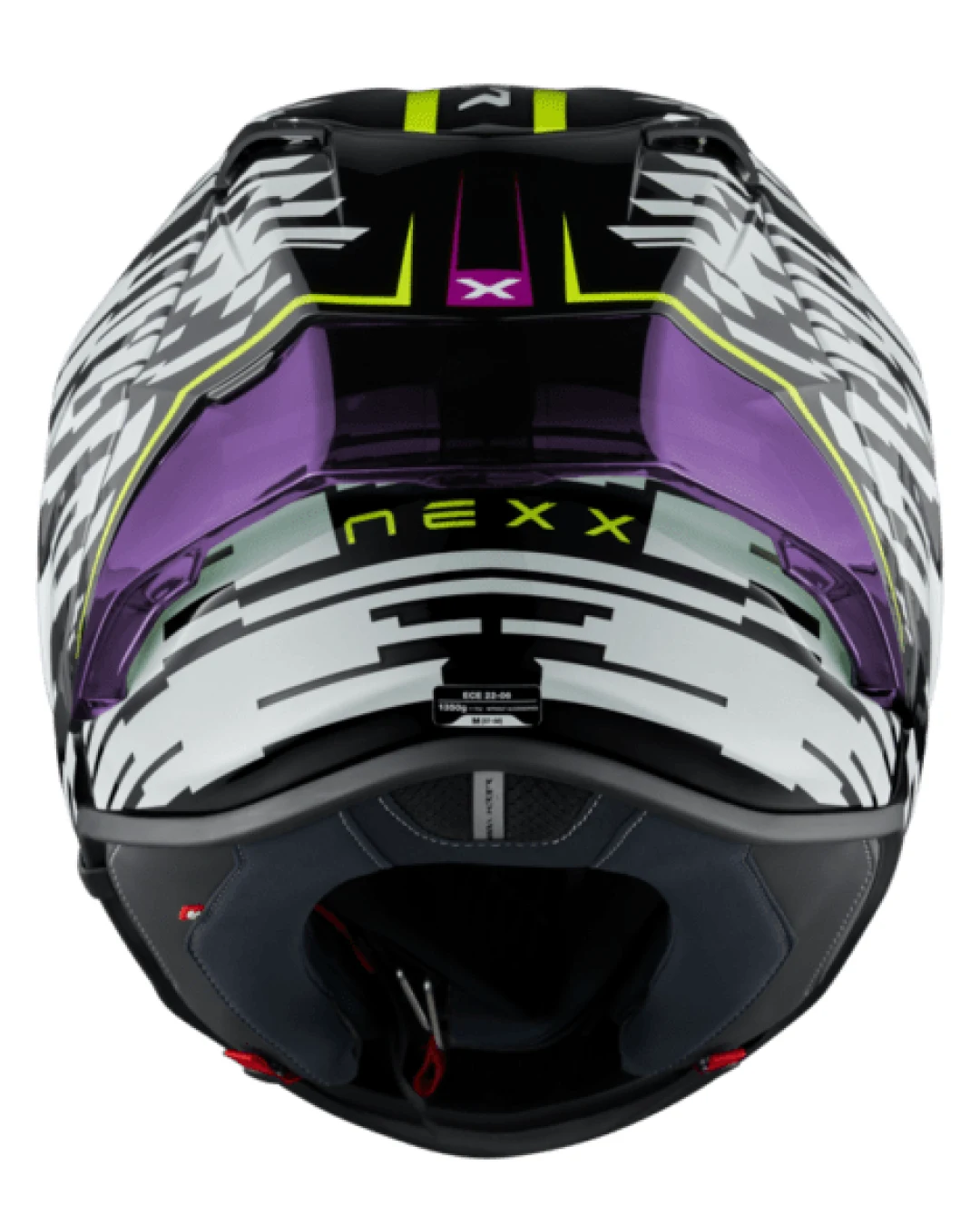 Каска NEXX X.R3R X.R3R GLITCH RACER RED WHITE