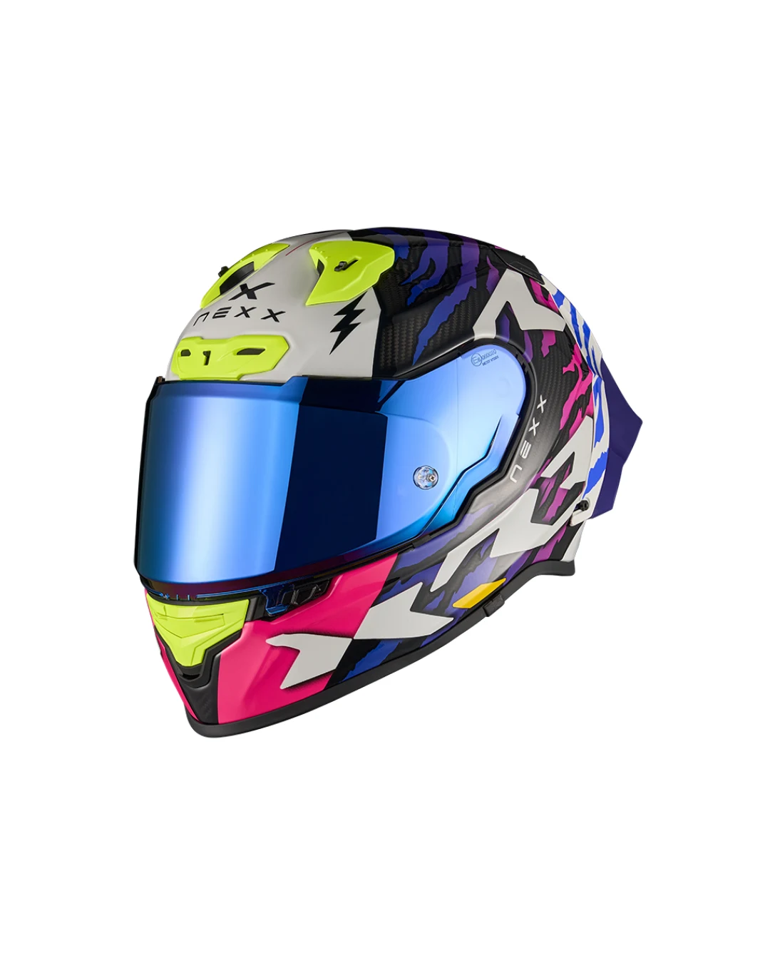 Каска NEXX X.R3R ZIGER PURPLE/BLUE