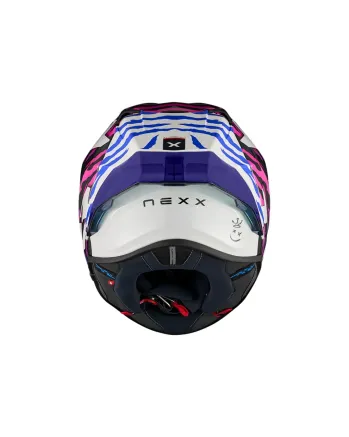 Каска NEXX X.R3R ZIGER PURPLE/BLUE