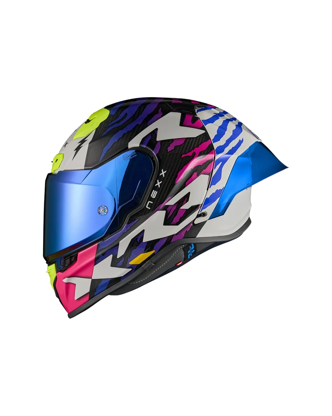 Каска NEXX X.R3R ZIGER PURPLE/BLUE