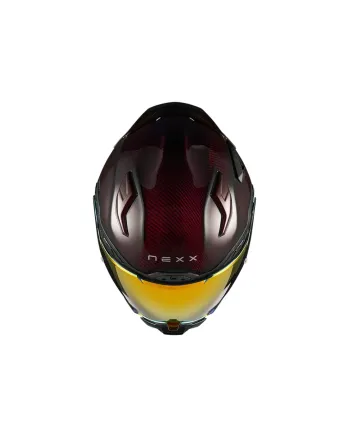 Каска NEXX X.WST3 LAVA CARBON RED